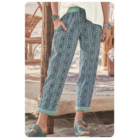 Sundance Patterned Casual Pants sz S - Picture 1 of 7